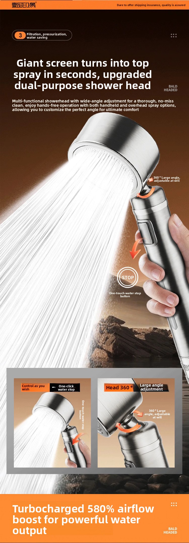 Pressurized Shower