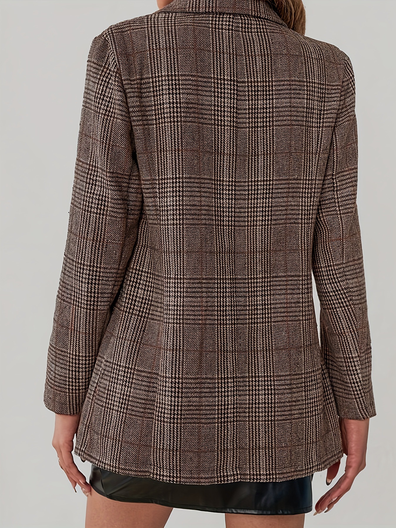 Plaid Lapper Jacket back view