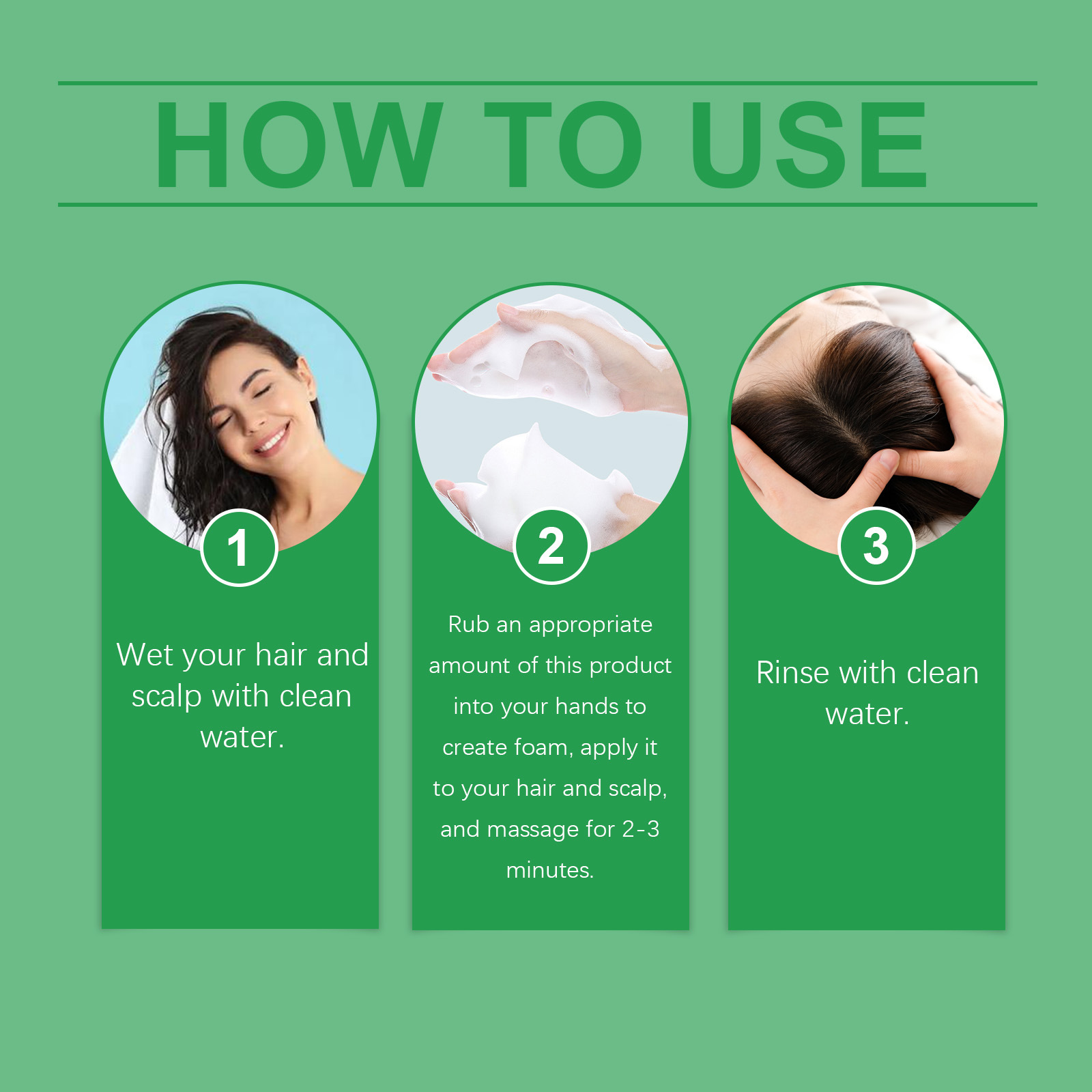 Shampooing Contrôle Sébum - Utilisation