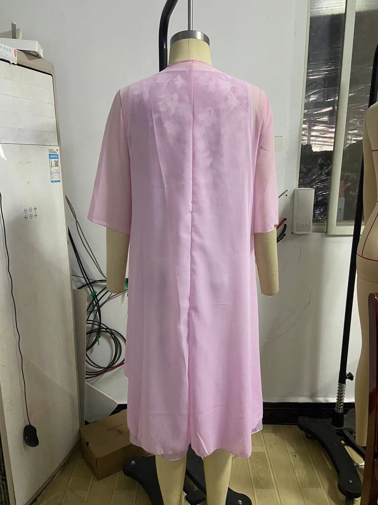 Slim-Fit Crewneck Maxi Dress - styling with accessories