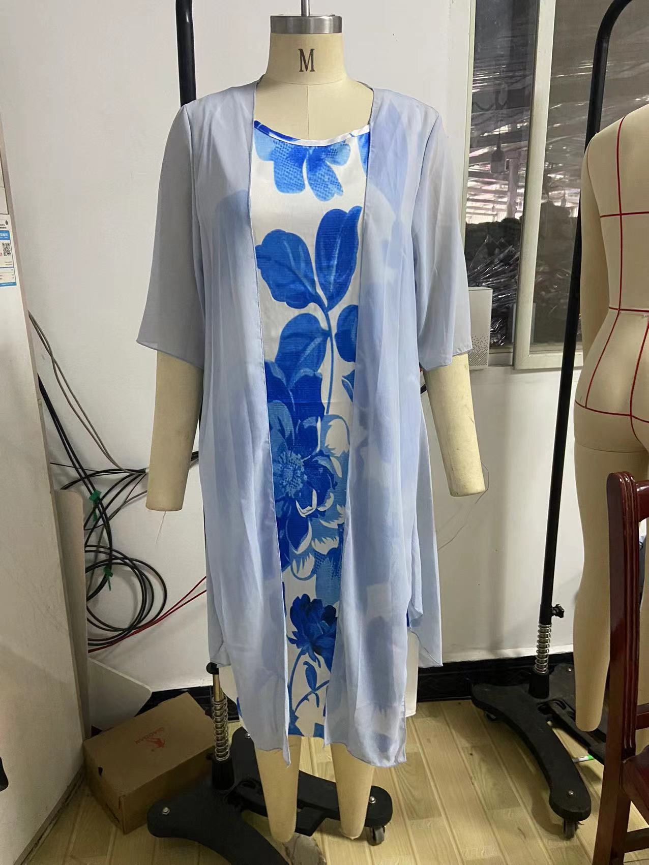 Slim-Fit Crewneck Maxi Dress - day to night