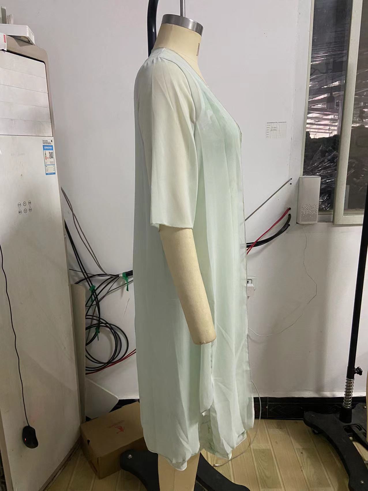 Slim-Fit Crewneck Maxi Dress - formal styling