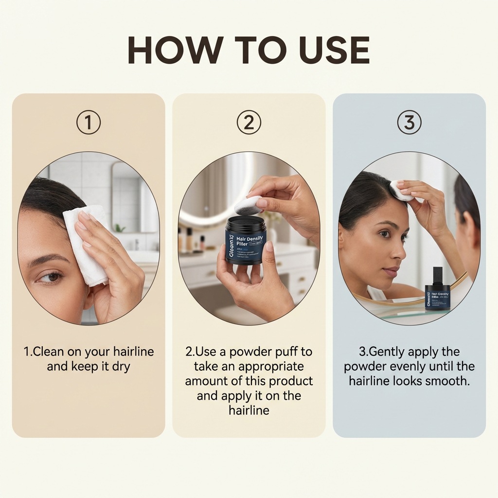 Hairline Filler - Rendu Naturel