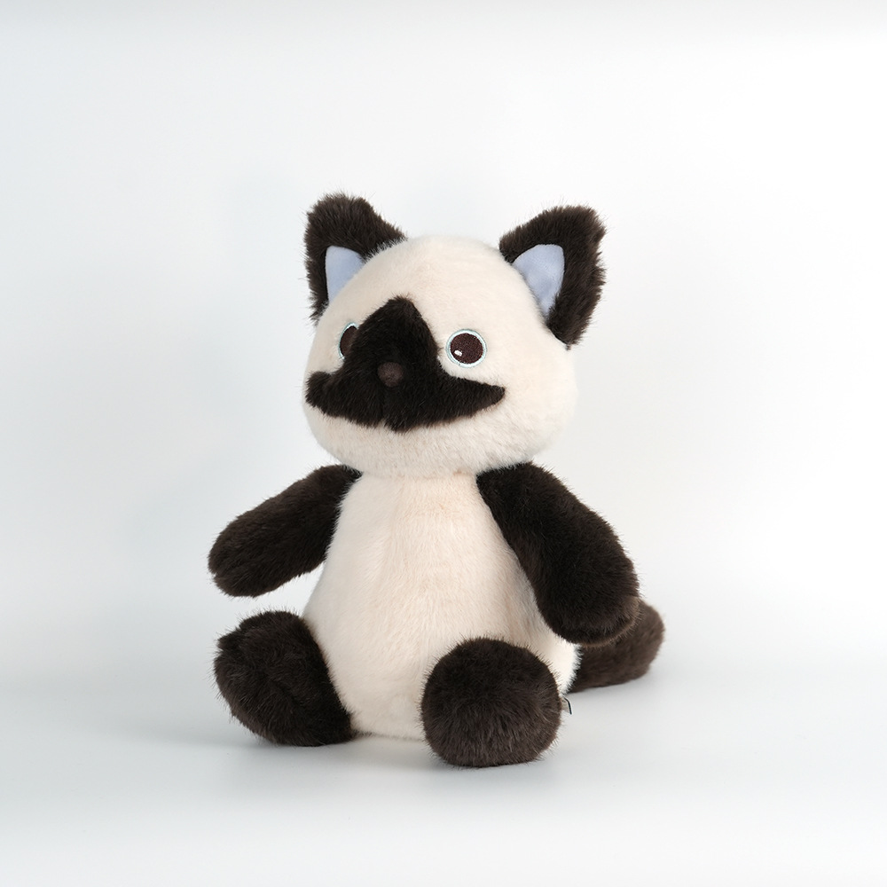 peluche raton laveur kawaii vue de profil – doudou enfant CatDoll™