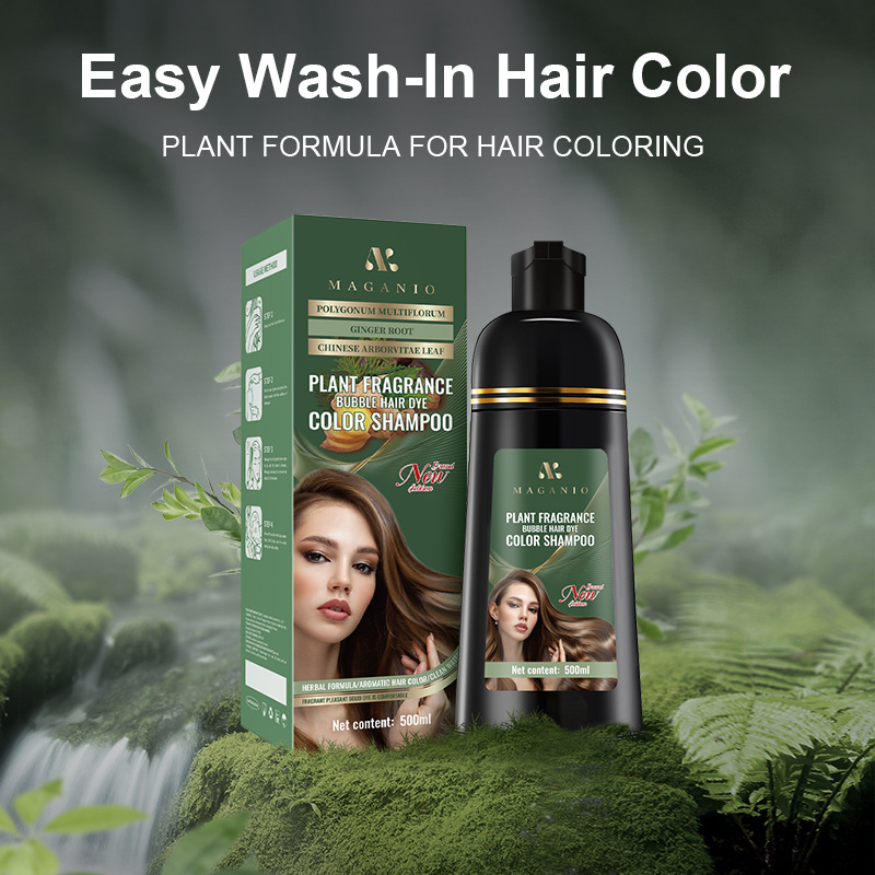 Shampoing Colorant Mousse Plantes