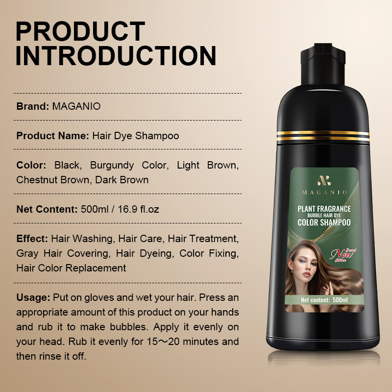 Shampoing Colorant Mousse Plantes