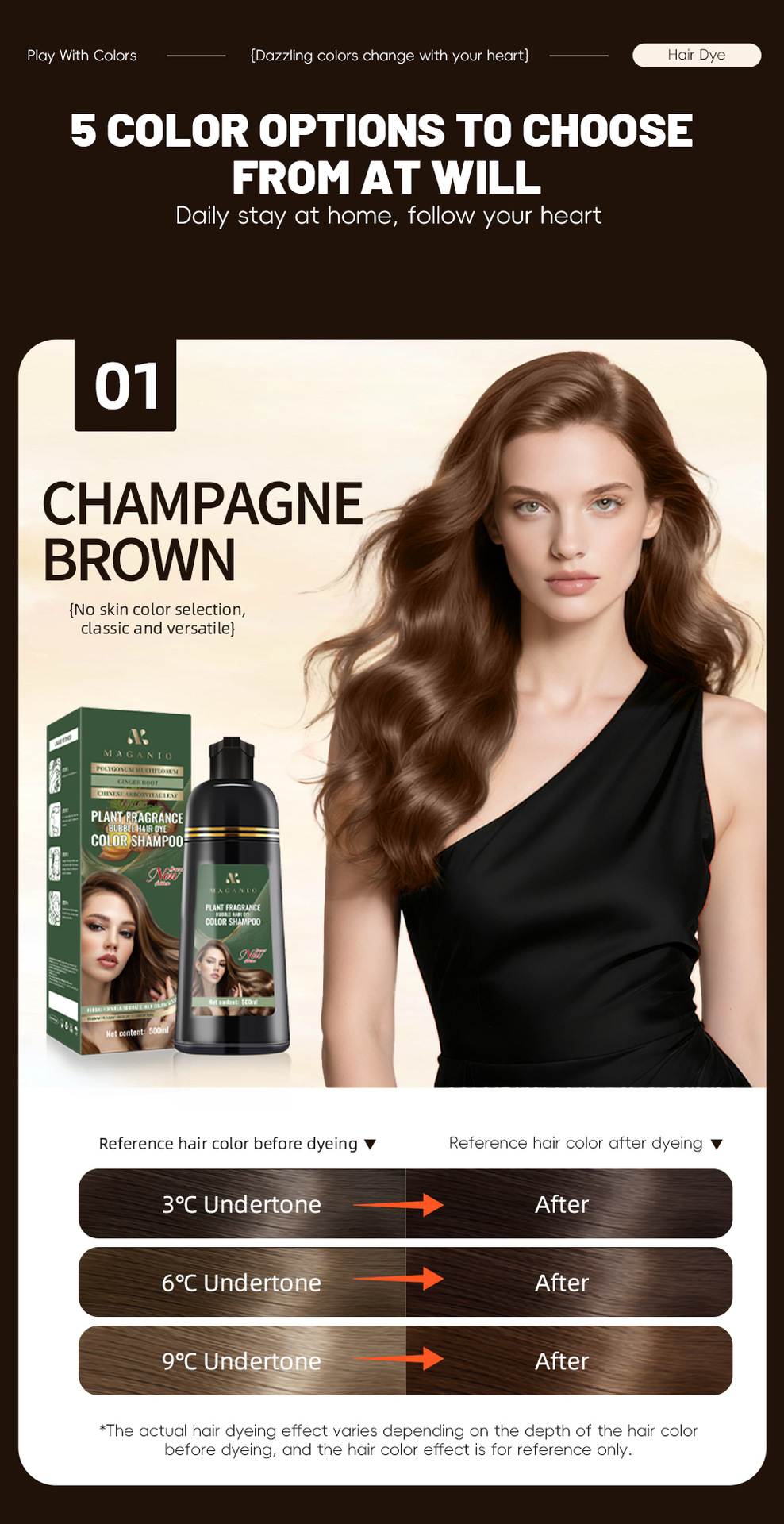 Shampoing Colorant Mousse Plantes