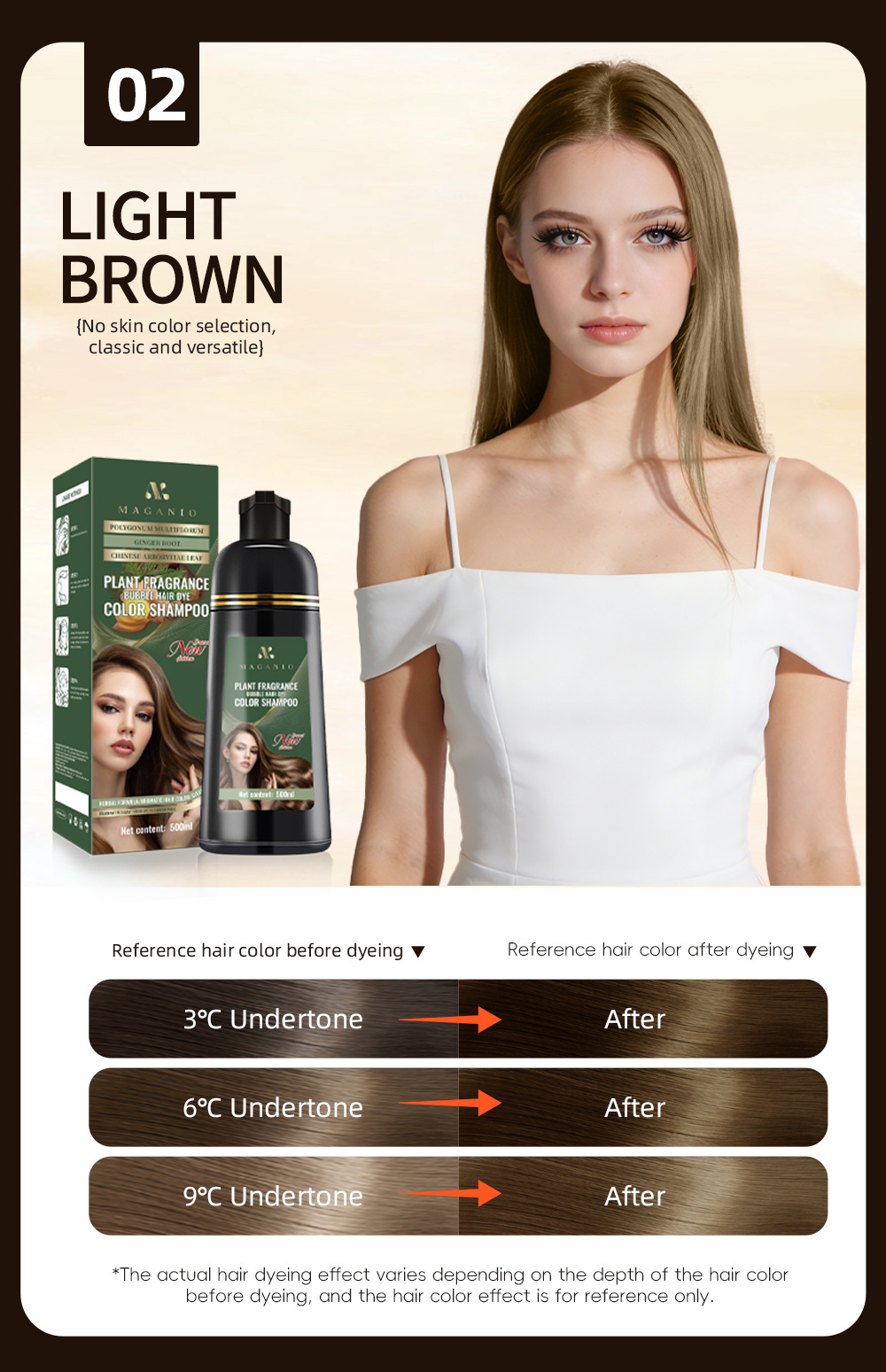 Shampoing Colorant Mousse Plantes