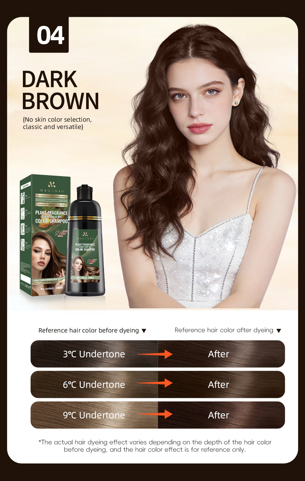 Shampoing Colorant Mousse Plantes