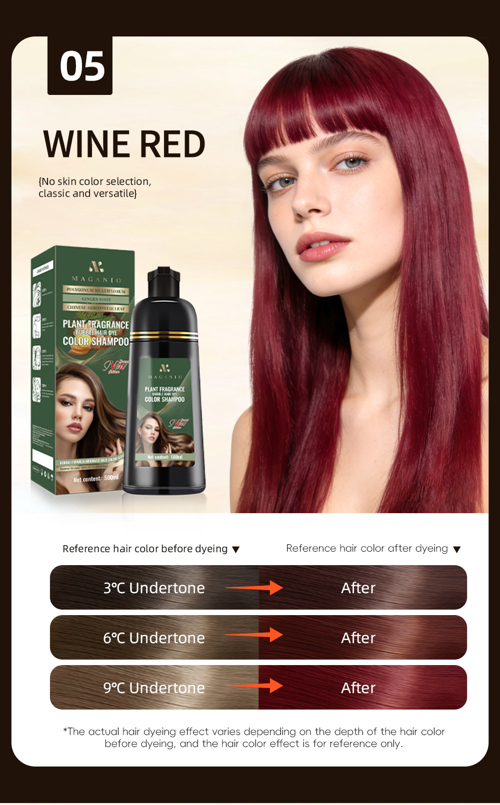 Shampoing Colorant Mousse Plantes