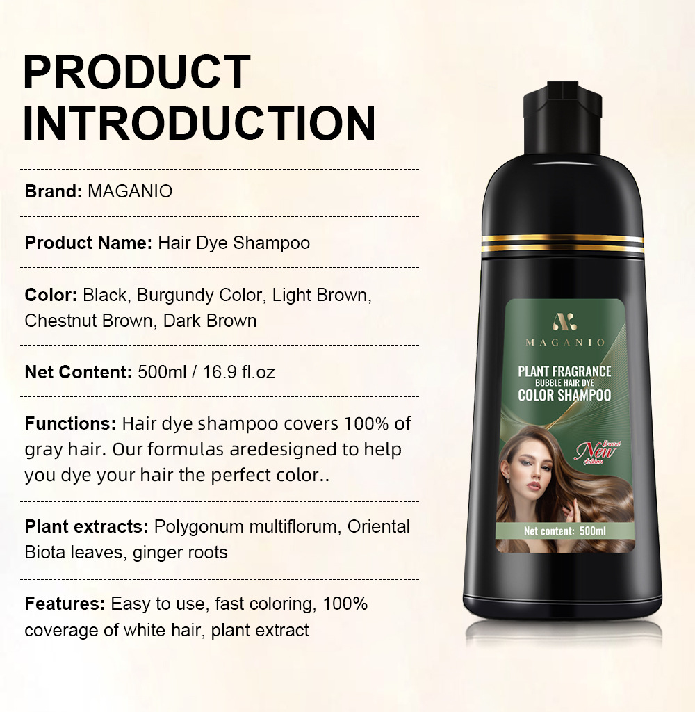 Shampoing Colorant Mousse Plantes