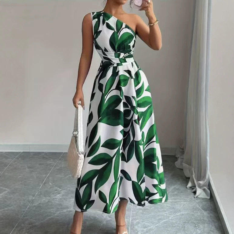 Elegant Split Maxi Dress - Full Length