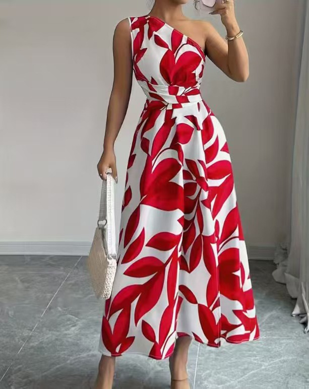 Elegant Split Maxi Dress - Fabric Detail