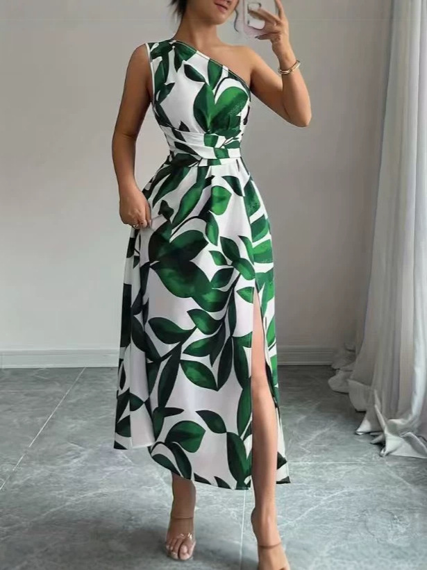 Elegant Split Maxi Dress - Size Guide