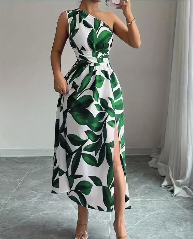 Elegant Split Maxi Dress - Casual Style