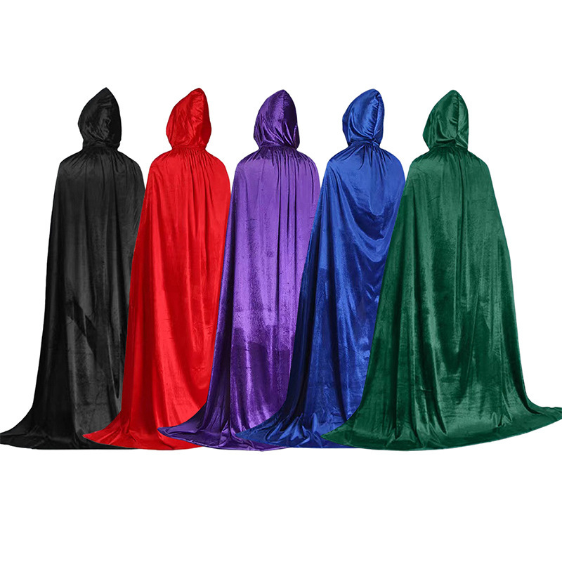 Halloween Golden Velvet Cape
