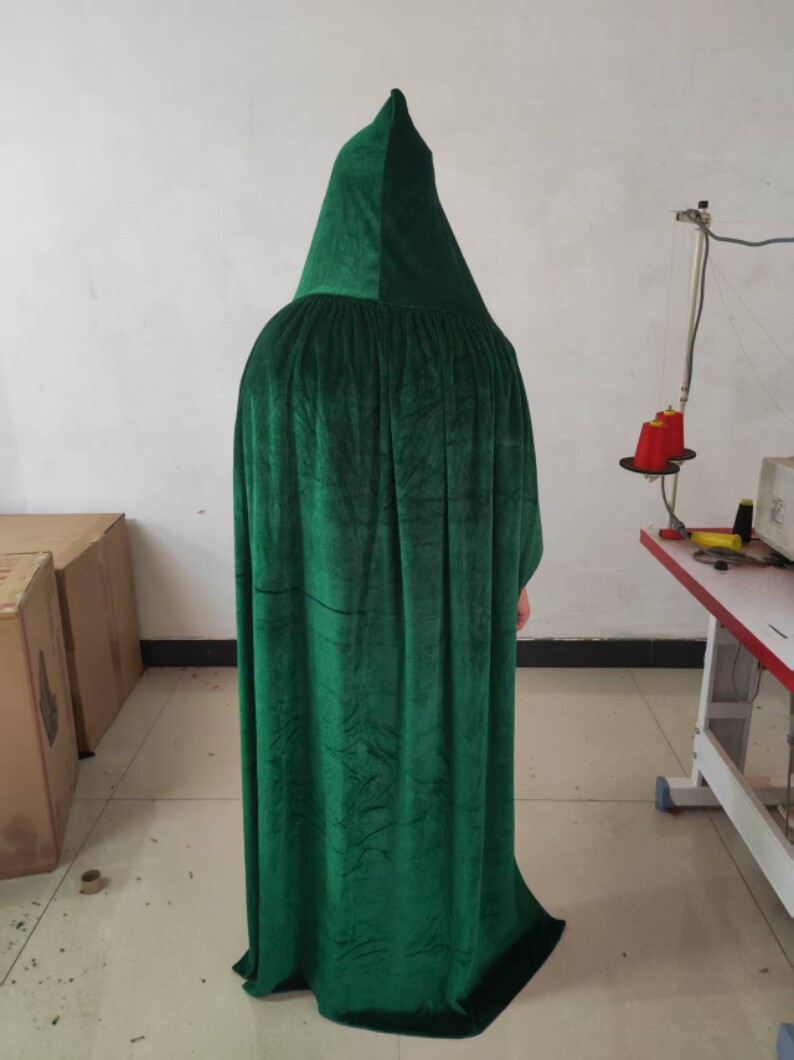 Halloween Golden Velvet Cape