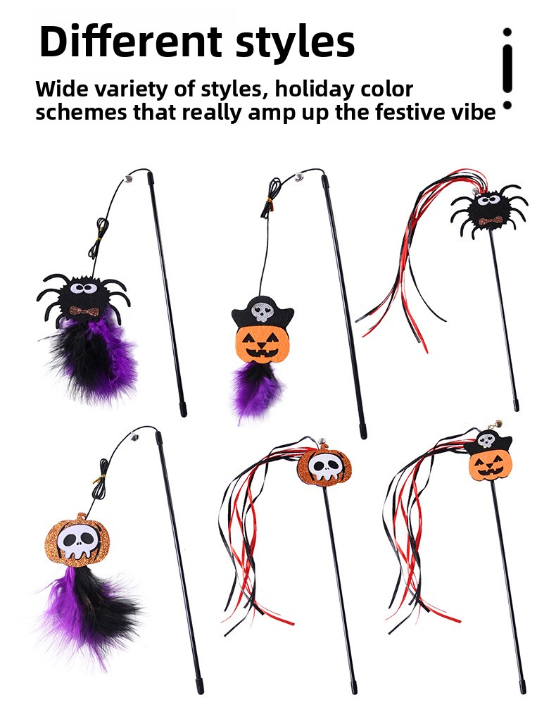 Halloween Kitty Funny Cat Stick