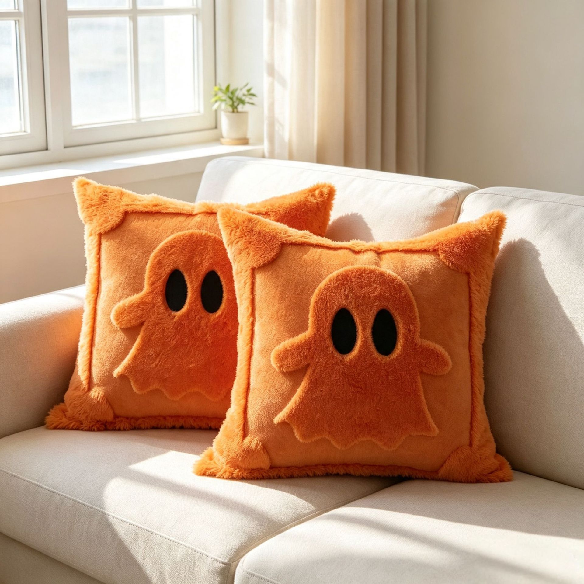Halloween Plush Pillow Case
