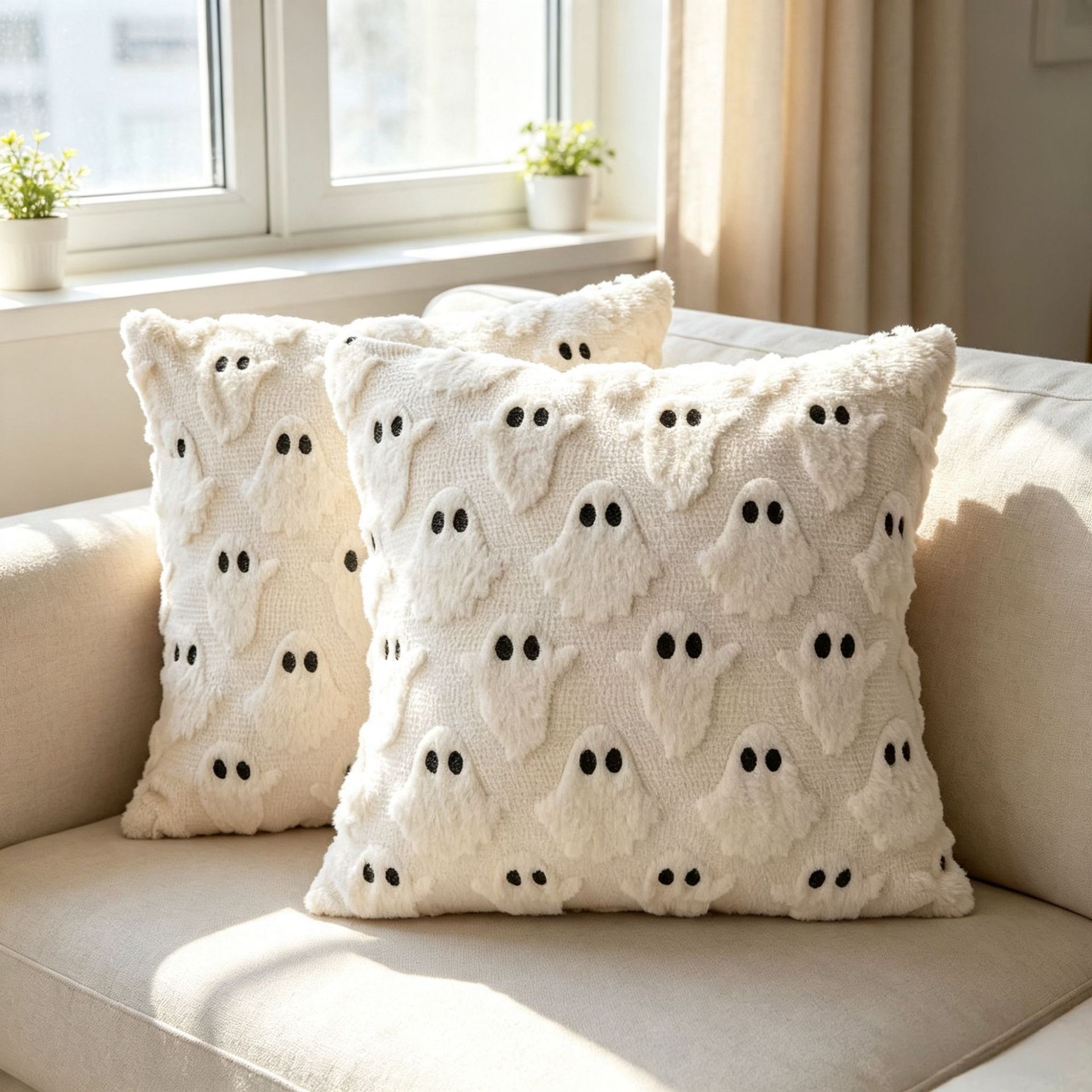Halloween Plush Pillow Case
