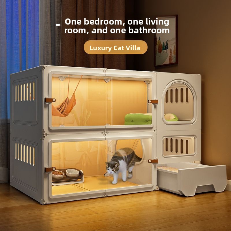 Drawer-Style One-Room Cat Villa