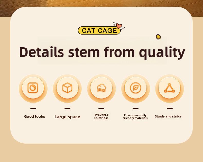 Drawer-Style One-Room Cat Villa