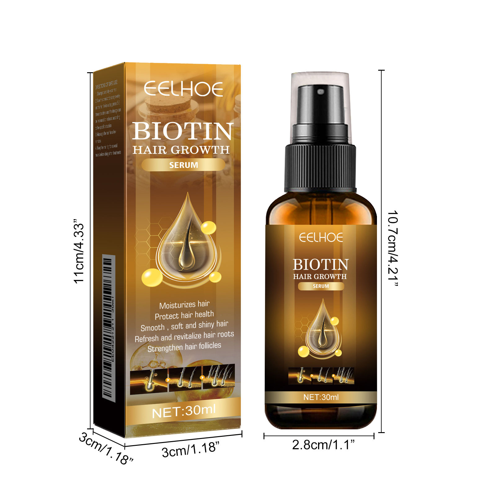 Spray Capillaire à la Biotine