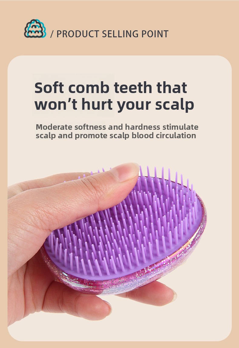 Picots massants pour le cuir chevelu