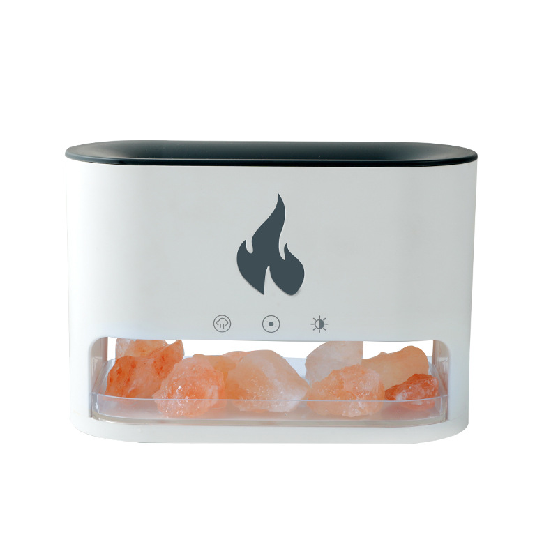 Crystal Stone Fire Flame Air Humidifier