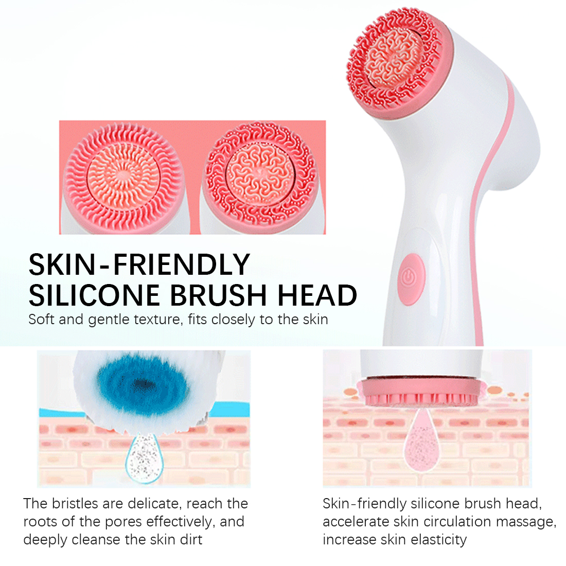 ELA™ Skin Cleanser Brush - Beauty And Sales