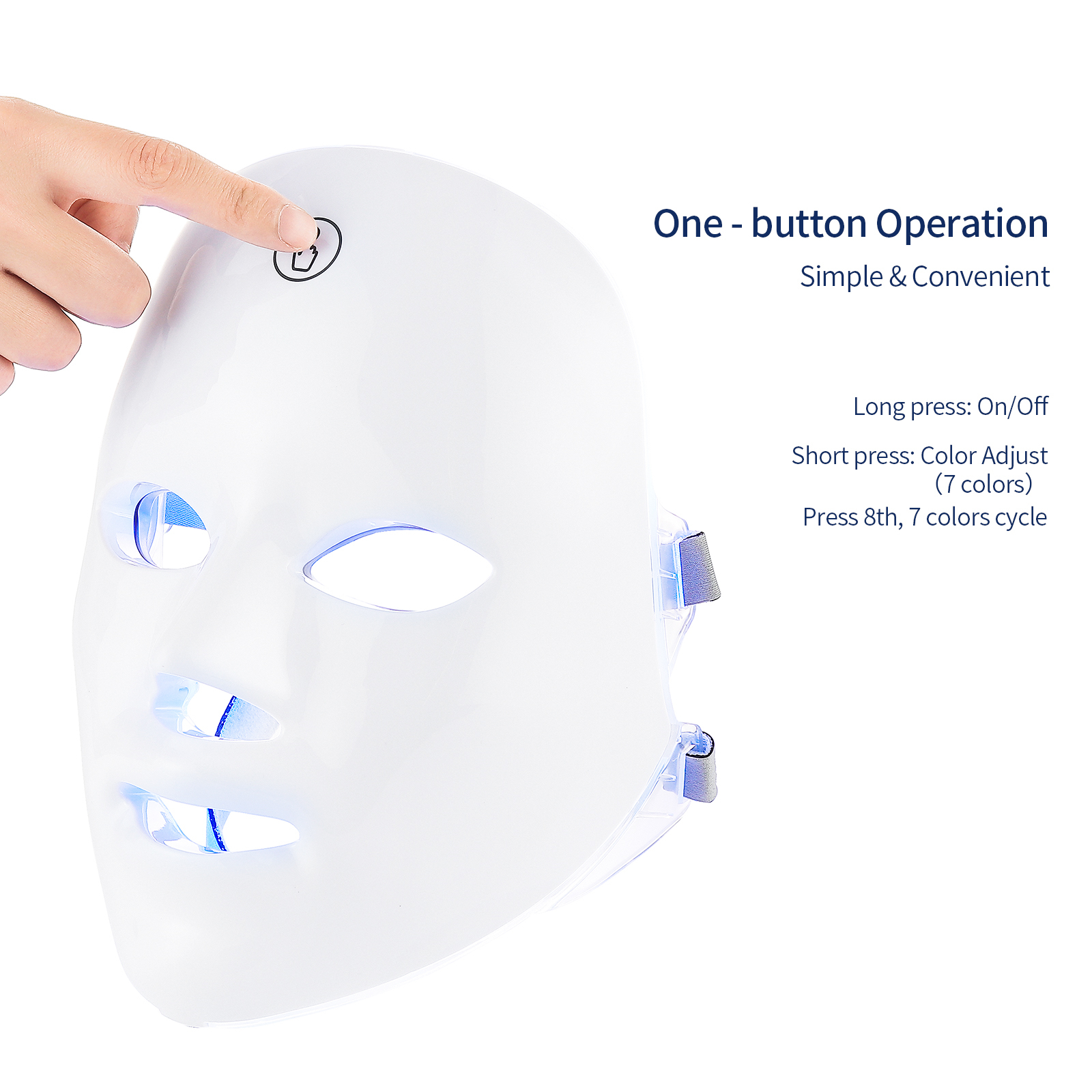 CREM™ LED 7 Functions Facial skincare Mask - Beauty And Sales