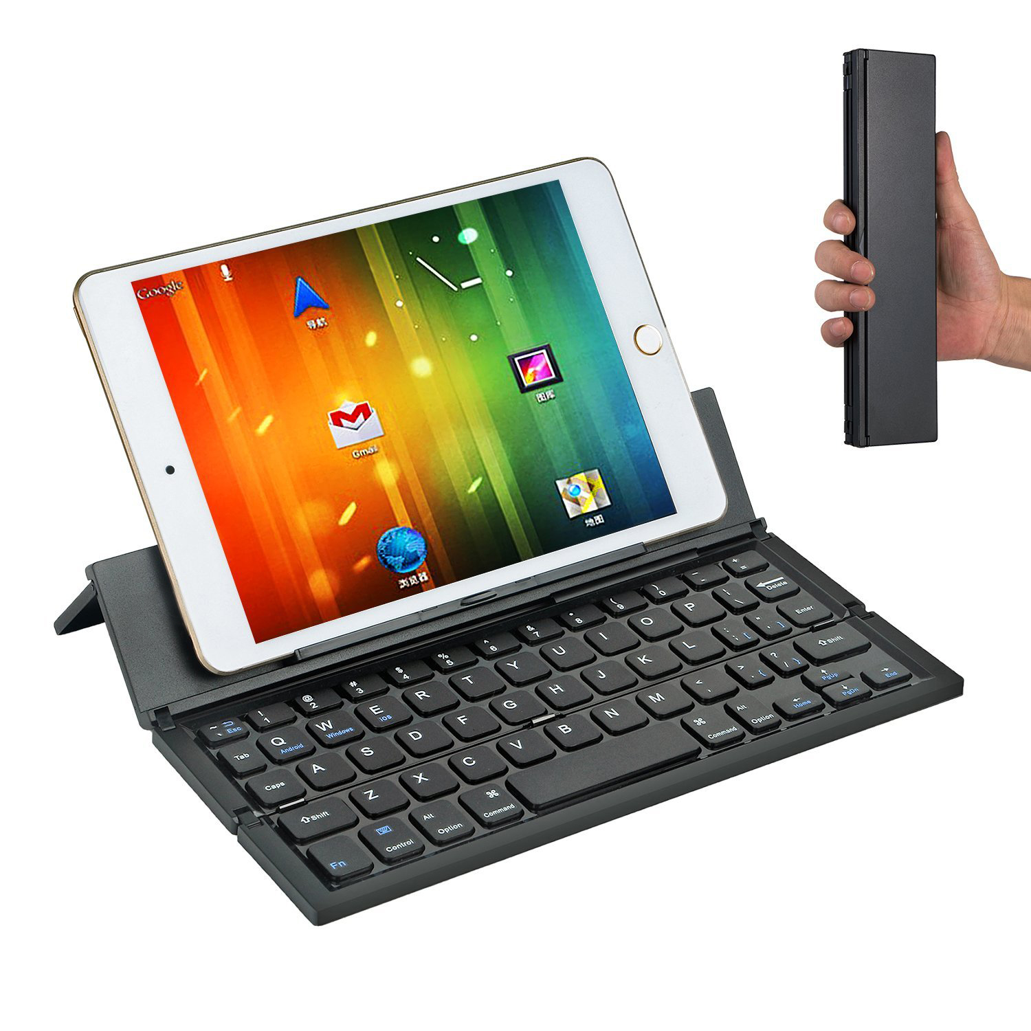Ultrathin Wireless Keyboard Foldable