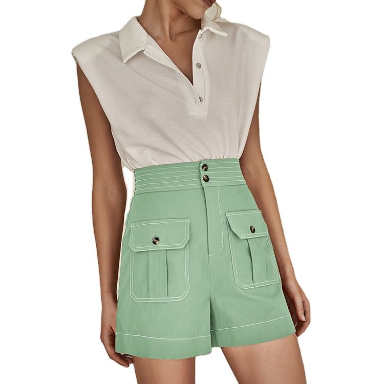 Casual Loose A-Line Wide Leg Shorts 