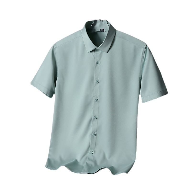 Men's Smooth Breathable Summer Short Sleeve Shirt