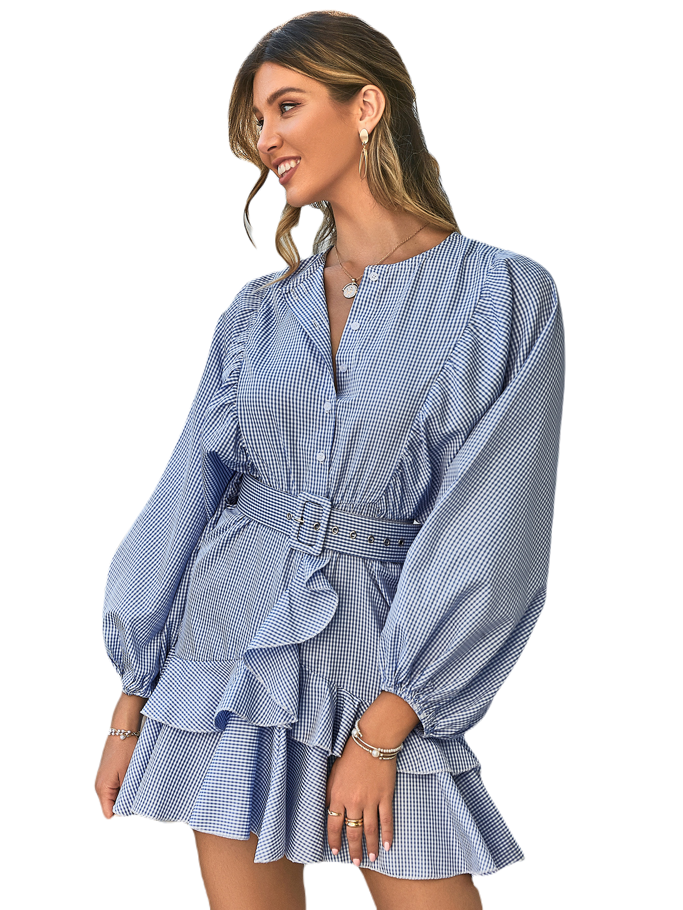 High Street Knot V-Neck Cut Out Women's Rompers