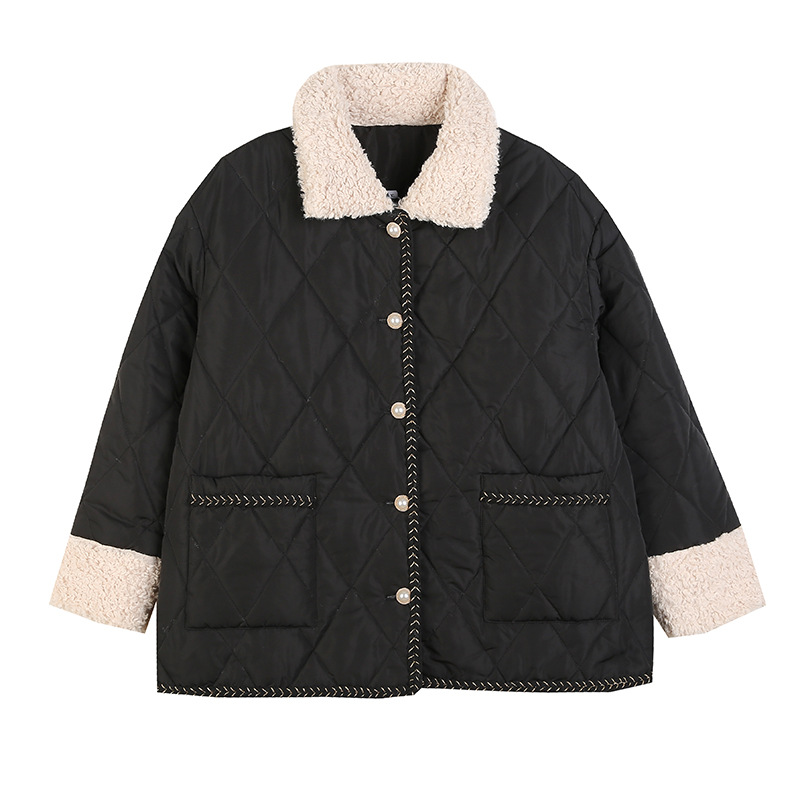 Wool Lapel Women Winter Plus Size Jacket