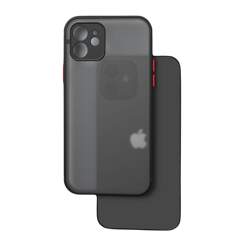 Shockproof Armor Matte Case For iPhone