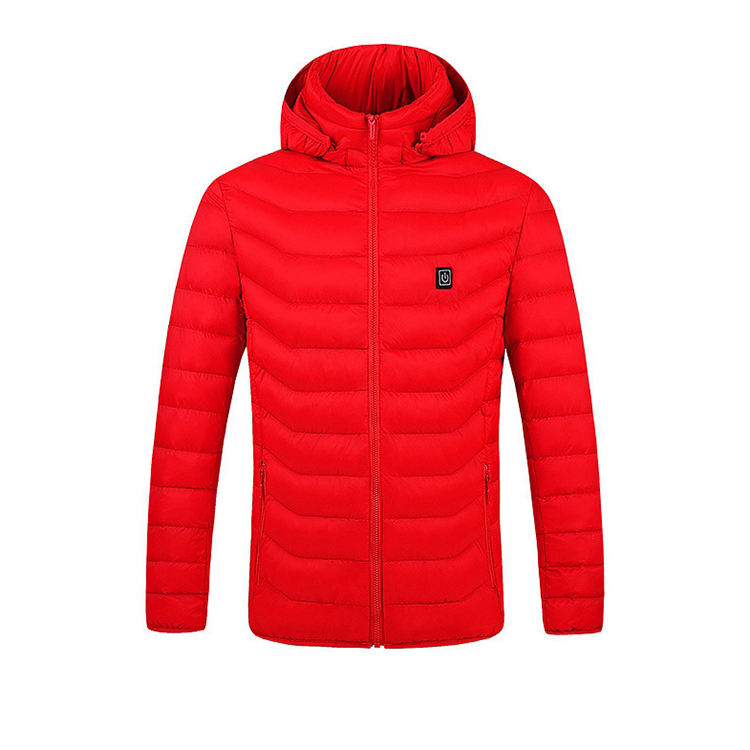USB Winter Solid color Heated Jacket 