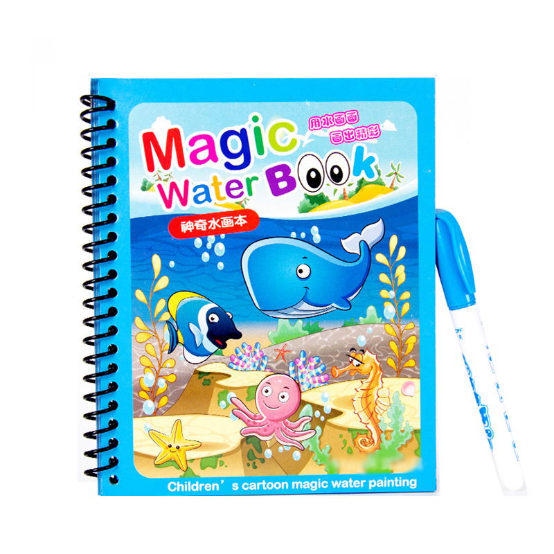 Magical Book Water Drawing