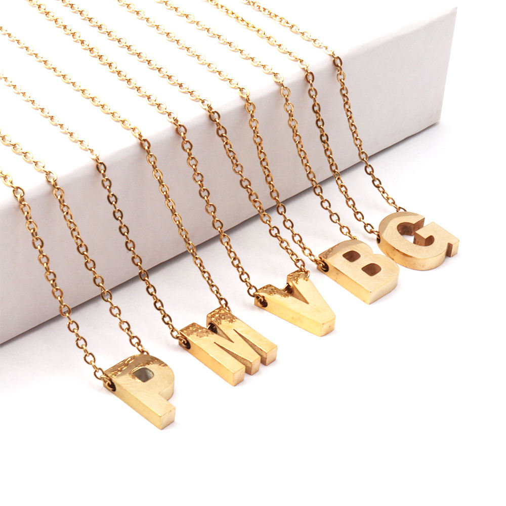 Letters Single Name Necklaces