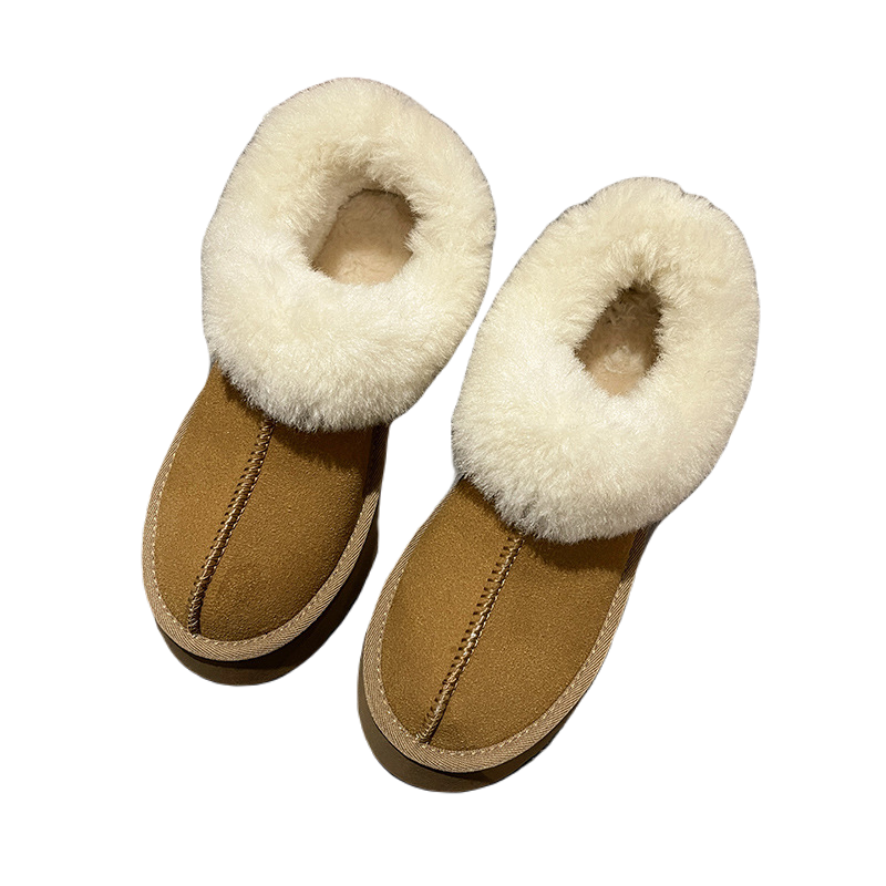 Short Plush Warm Snow Boots